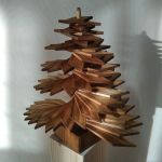 Choinka drewniana, dekoracja świąteczna drewno /4n/