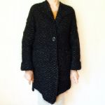 Sweter kardigan elegancki  handmade robiony na drutach