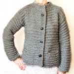 Sweter ręcznie robiony na drutach handmade